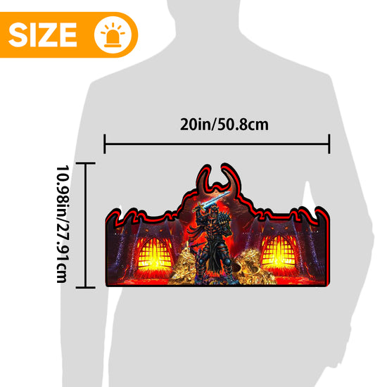 Black Knight Pinball Topper Lightbox Arcade Gaming Light box for Man's Cave