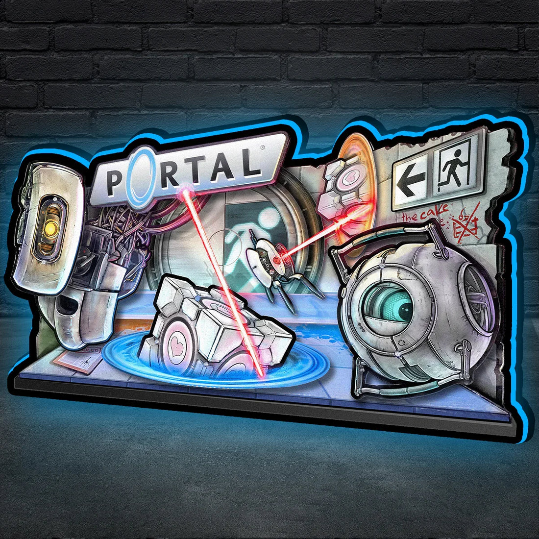 Portal Pinball Topper, 3D Printed Lightbox Powered by USB Band Dimm fo ...
