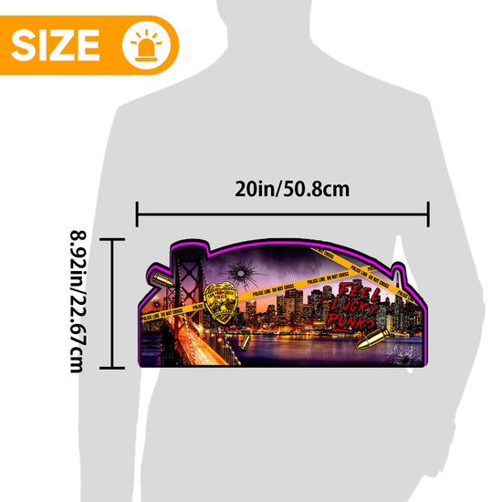 Boîte lumineuse LED Dirty Harry Pinball Topper, décoration de salle de flipper, pour le flipper Williams