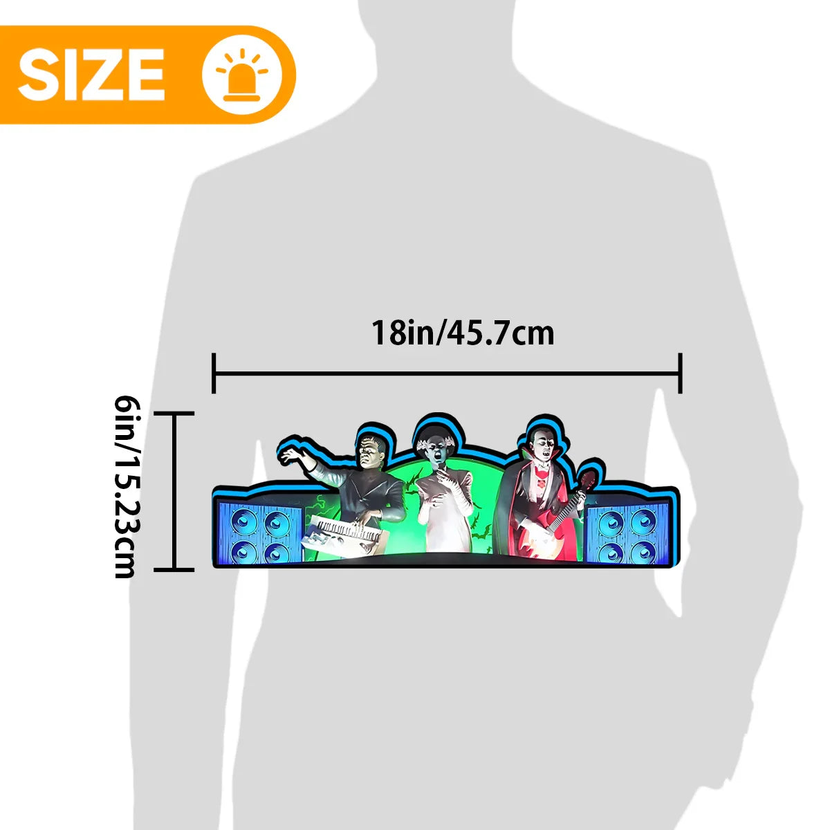 Monster Bash LE Topper for Chicago Gaming factory Pinball Machine, 3D Printed Lightbox USB Powered & Full Dimmable