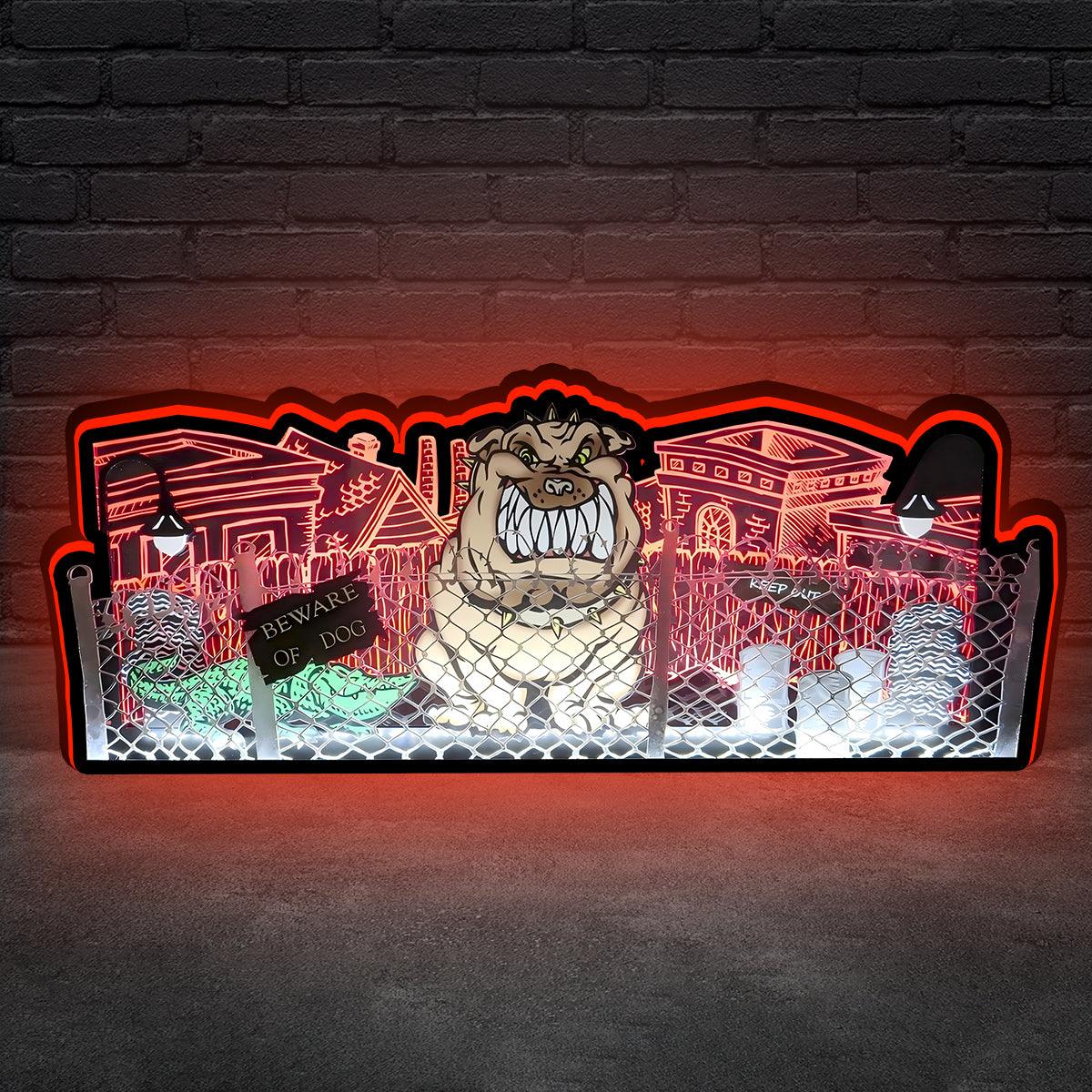 Junk Yard Pinball Topper LED Lightbox,  3D Printed Lightbox Rock Your Game