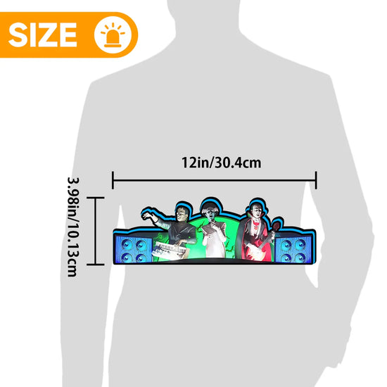 Monster Bash LE Topper for Chicago Gaming factory Pinball Machine, 3D Printed Lightbox USB Powered & Full Dimmable