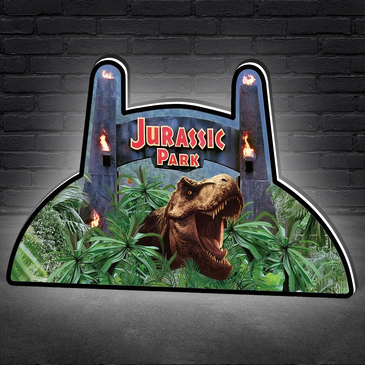 Décoration pour flipper Legends Pinball Jurassic Park, boîte à lumière LED, variateur de prise USB, décoration de flipper, parfaite pour salle de jeux ou flipper 