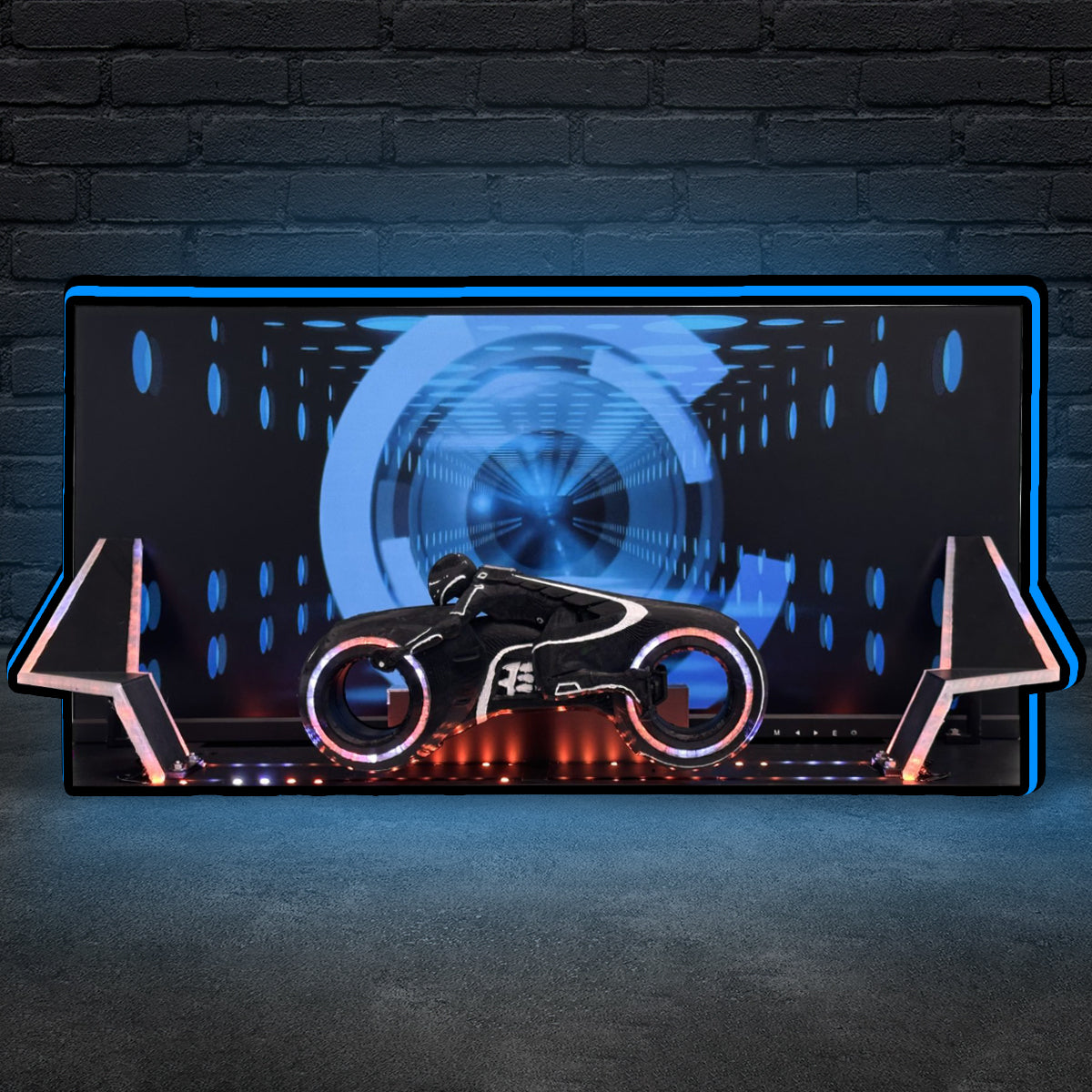 NEW TOPPER 2025 for STERN PIN TRON Legacy Tron Pinball Topper, 3D Printed Lightbox Powered by USB Band Dimm Man's Cave