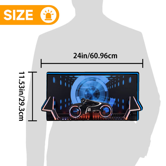 NEW TOPPER 2025 for STERN PIN TRON Legacy Tron Pinball Topper, 3D Printed Lightbox Powered by USB Band Dimm Man's Cave