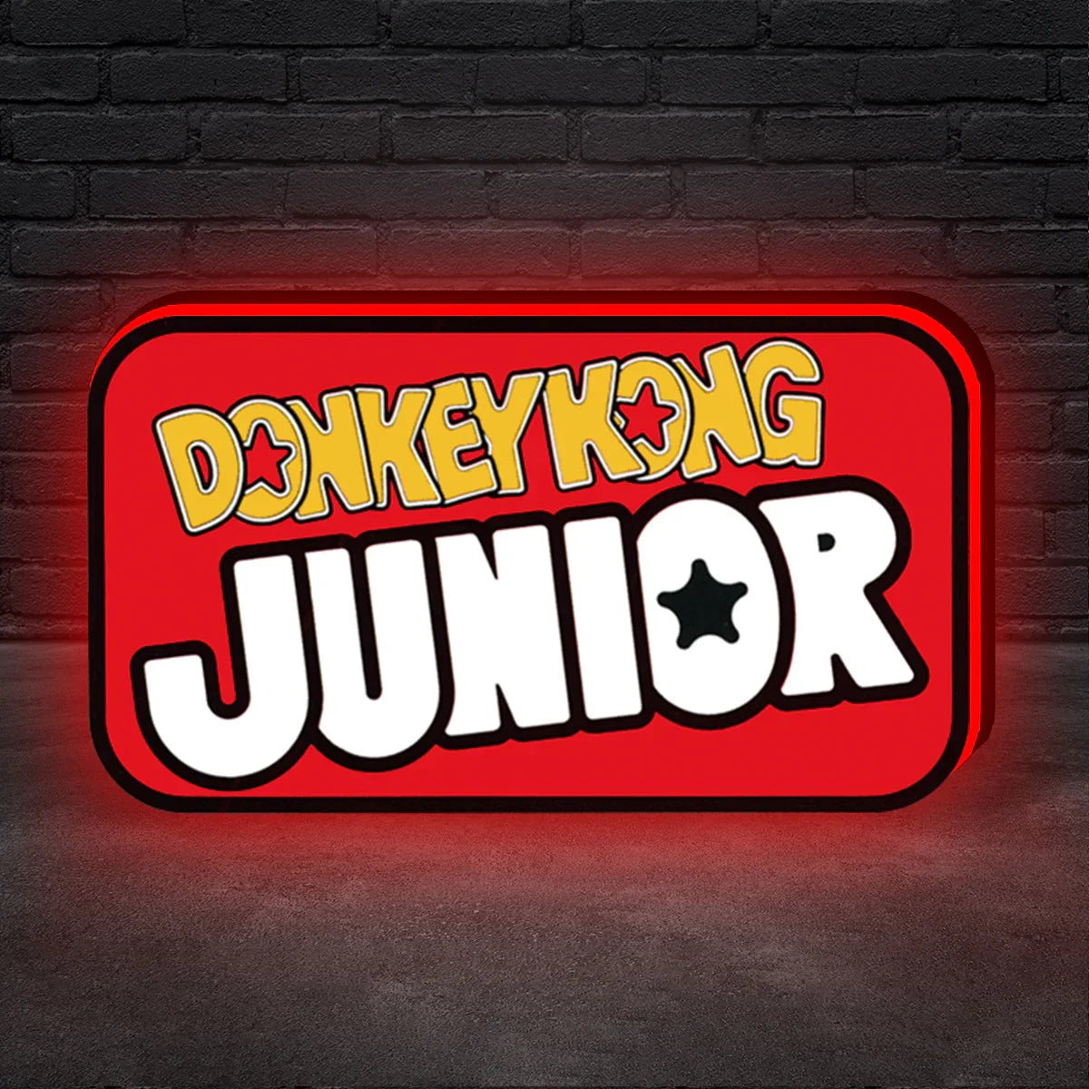 Donkey Light Box Donkey Kong Junior 3D Printed LED Lightbox for Gaming Room Decor, Clas ...