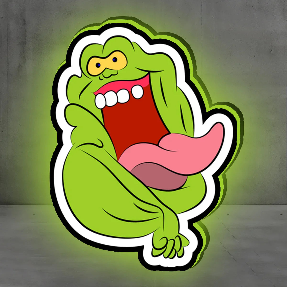 Ghostbusters Slimer 3D Lightbox USB Powered with Dimming Control Perfect Decor