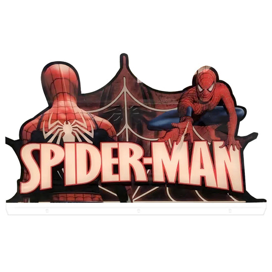 Spider-Man Topper 3D Acrylic LED Topper, For Stern Pinball Machine, Pinball Topper