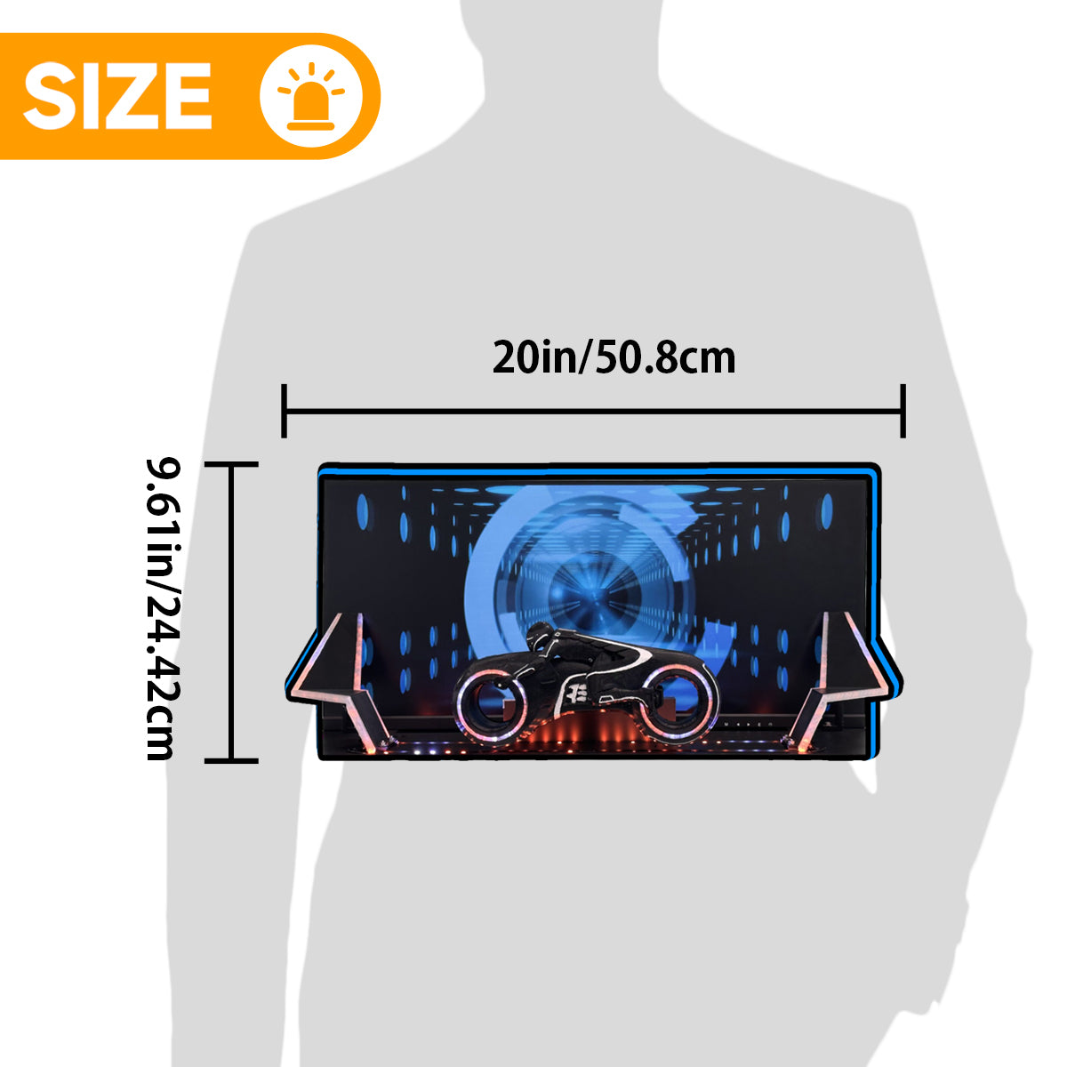 NEW TOPPER 2025 for STERN PIN TRON Legacy Tron Pinball Topper, 3D Printed Lightbox Powered by USB Band Dimm Man's Cave