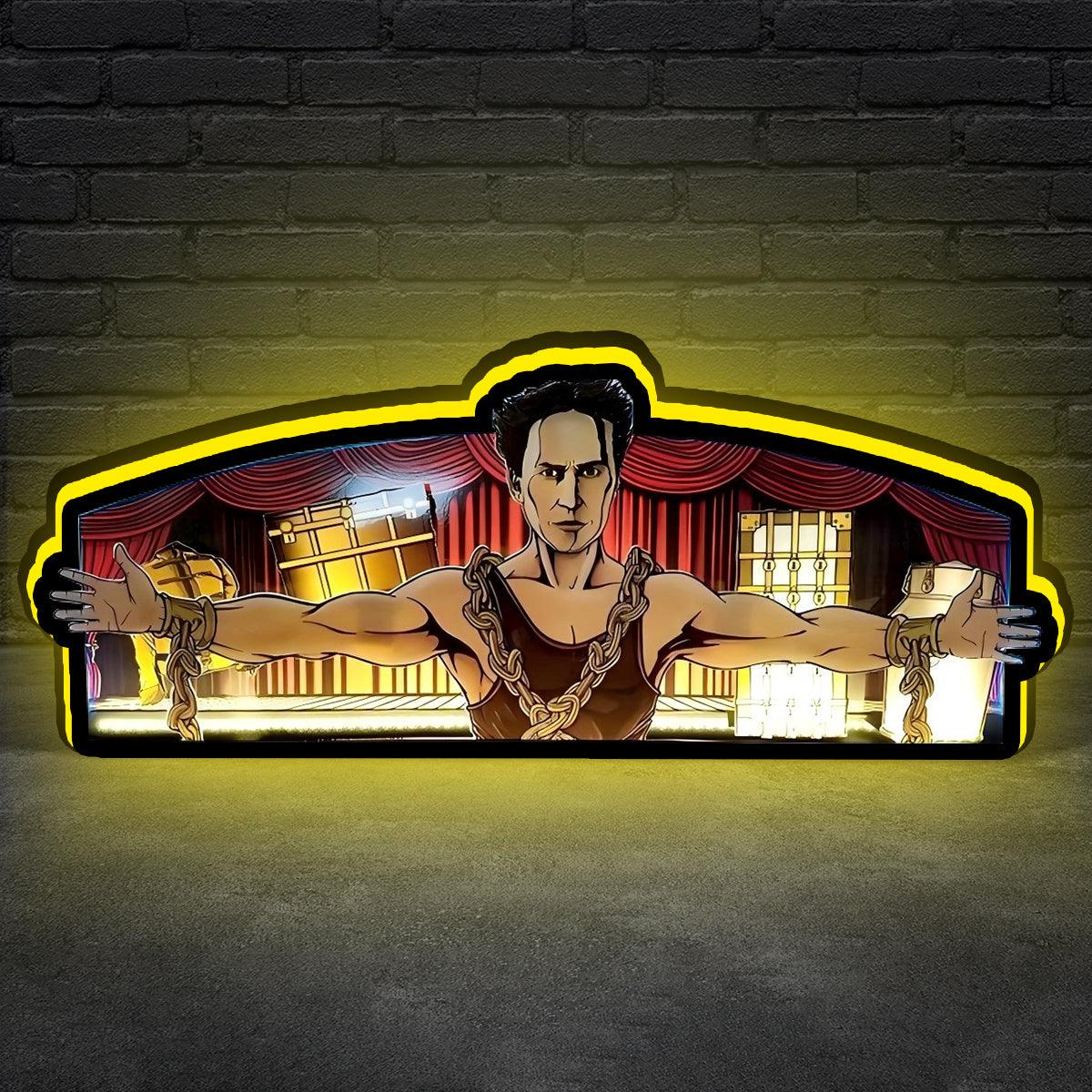 Houdini Pinball Topper LED-Leuchtkasten, 3D-gedruckter Leuchtkasten – Rock Your Game