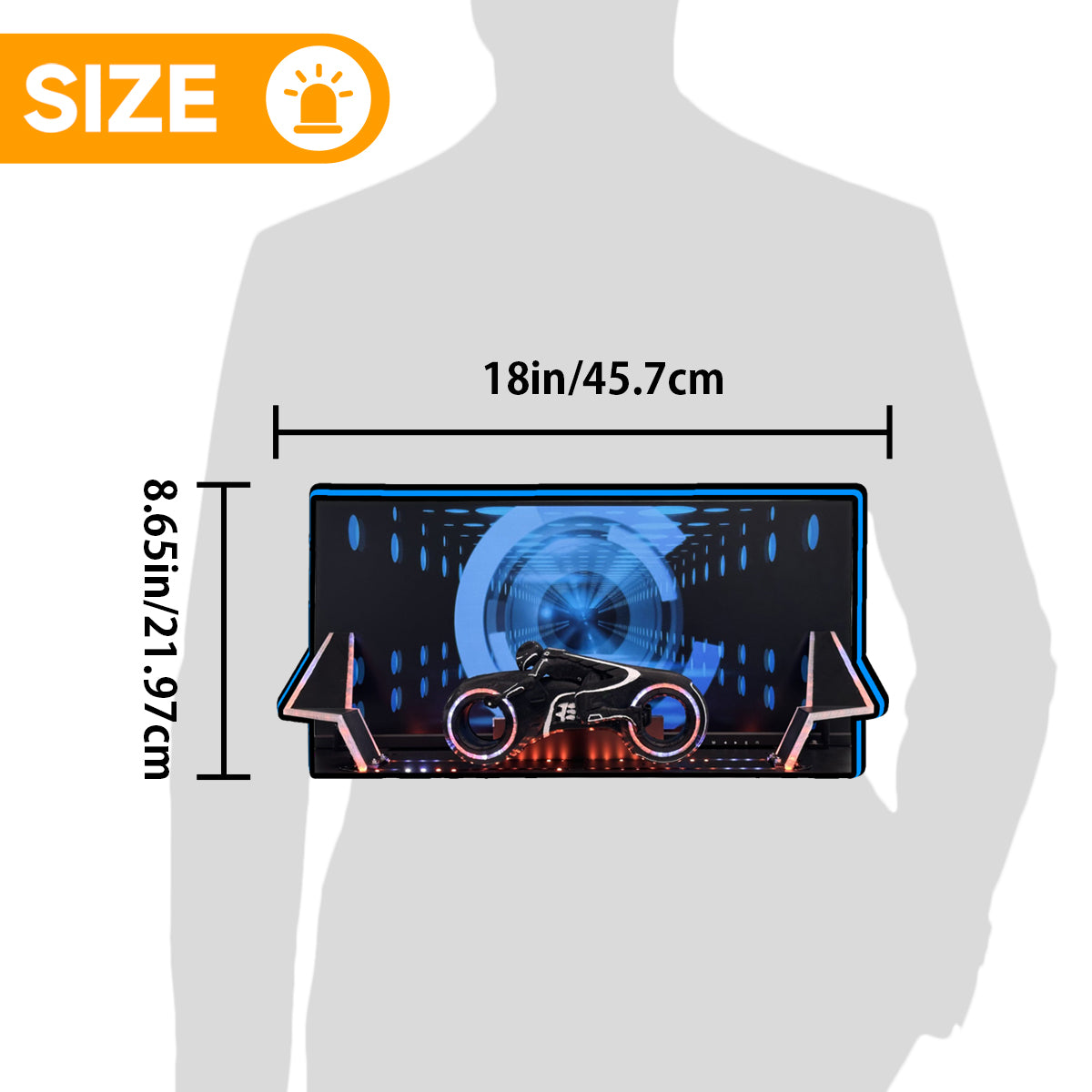 NEW TOPPER 2025 for STERN PIN TRON Legacy Tron Pinball Topper, 3D Printed Lightbox Powered by USB Band Dimm Man's Cave