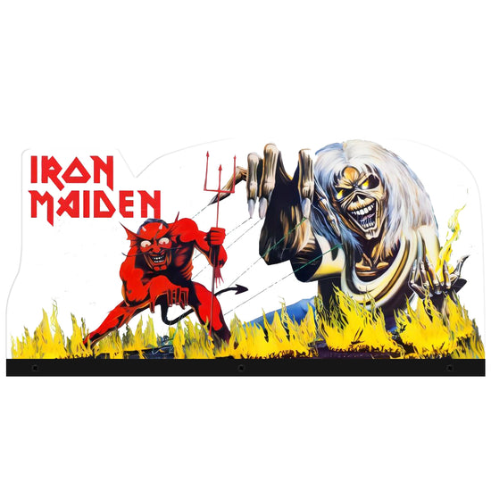 Décoration de flipper Iron Maiden en acrylique à LED RVB, pour flipper Stern