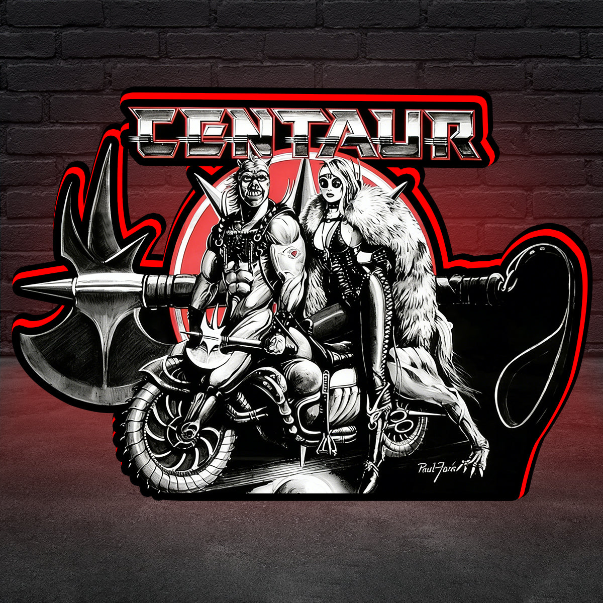 Centaur Topper 3D LED Light Box, for Pinball Arcade Game fans,  Pinball Arcade Decor