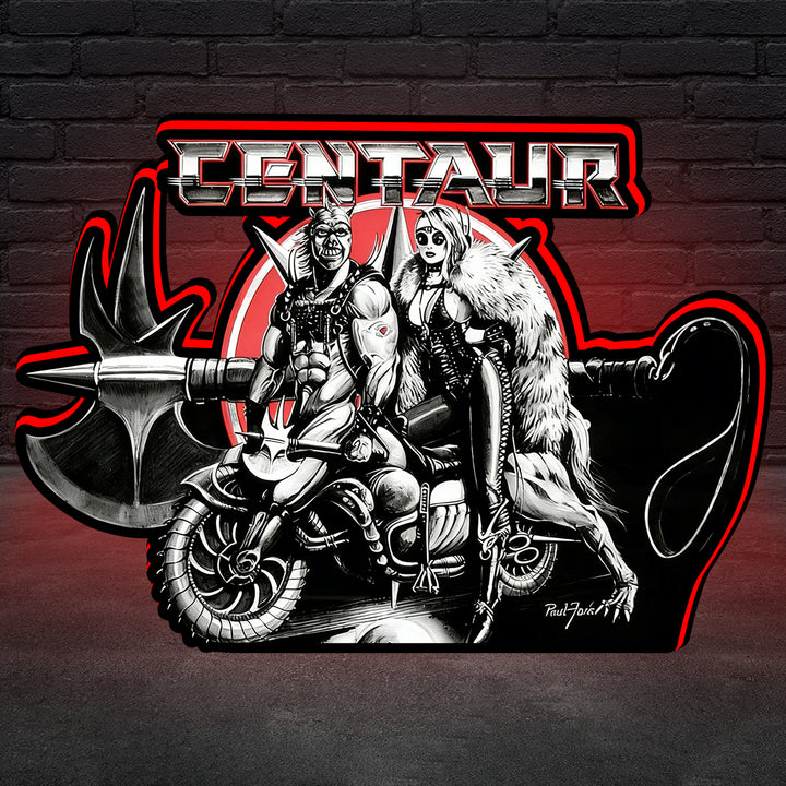 Centaur Topper 3D LED Light Box, for Pinball Arcade Game fans,  Pinball Arcade Decor