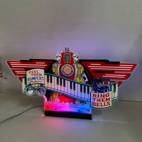 Captain Fantastic Topper 3D Acrylic LED Topper, For Bally Pinball Mahine, Pinball Topper