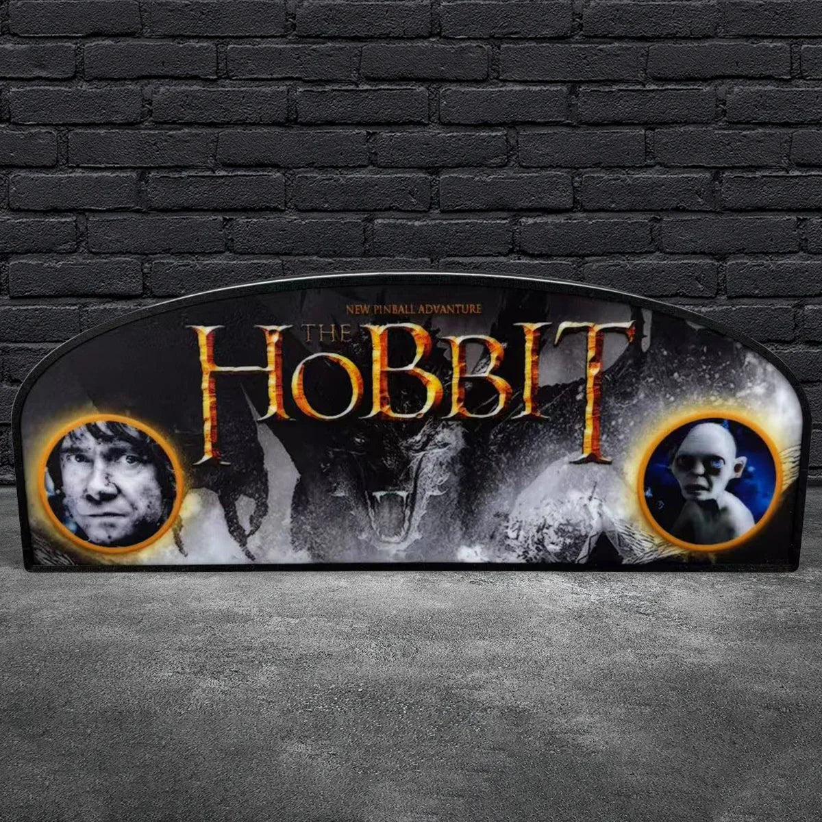 Le Hobbit Pinball Topper LED Lightbox pour le flipper Jersey Jack, caisson lumineux imprimé en 3D pour une expérience de jeu inoubliable 