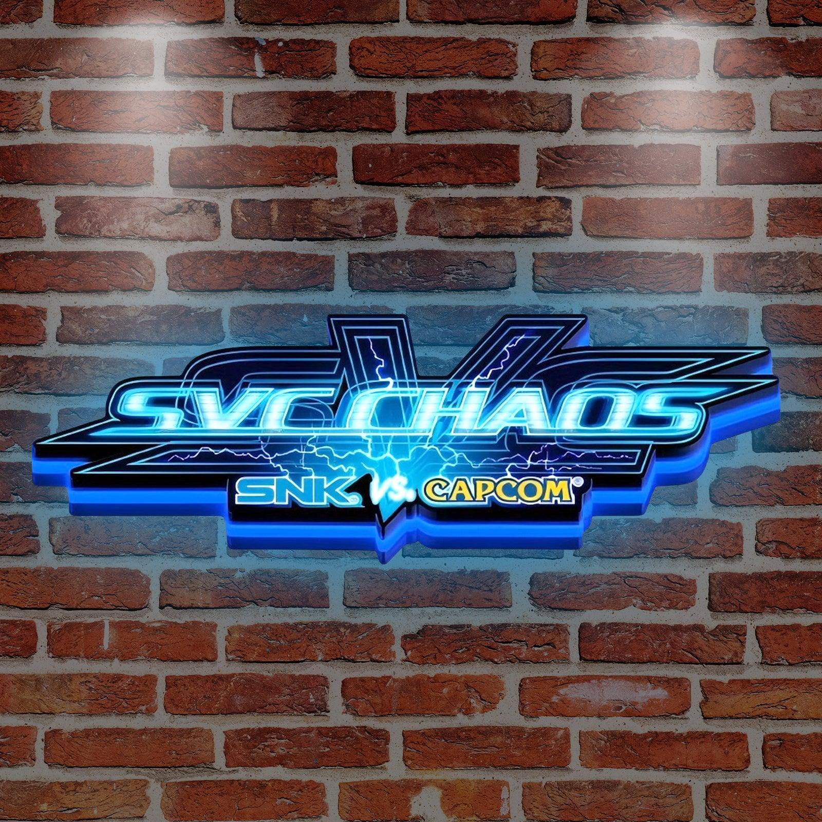 VS CHAOS 3D-gedruckter LED-Leuchtkasten für die Gaming-Zimmer-Dekoration 