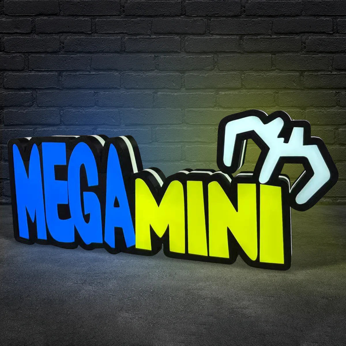 Mega Mini Topper 3D Pinted Lightbox for Claw Machine, Mage Mini claw machine Topper
