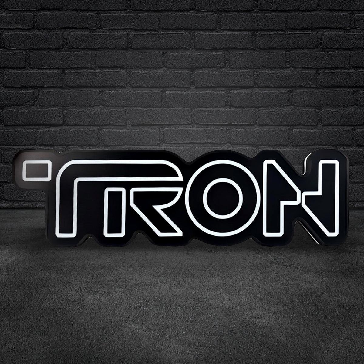 Tron Led Sign TRON Legacy style 3D Printed RGB LED illuminated wall sign – FYLZGO