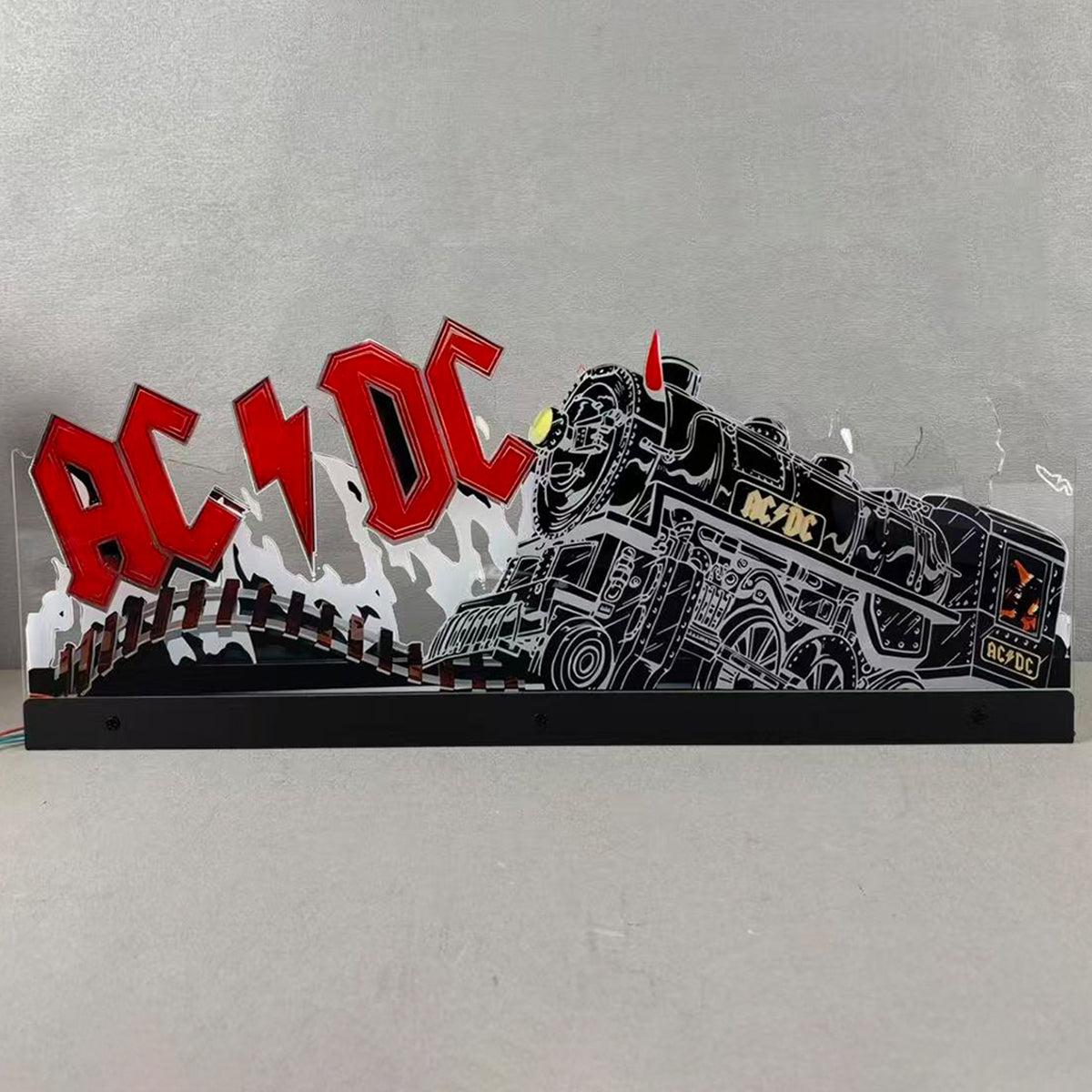 AC/DC Topper 3D Acrylic LED Topper, For Stern Pinball Mahine, Pinball ...