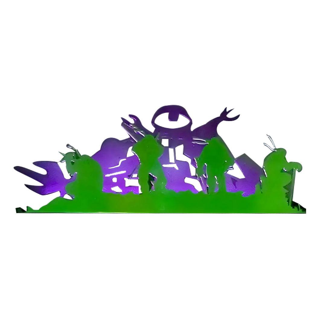 Teenage Mutant Ninja Turtles TMNT Pinball Silhouette Topper