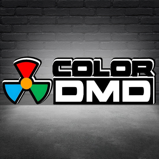 Color DMD Logo Led lightbox for Pinball Machine, 3D Printed Lightbox USB Powered & Full Dimmable