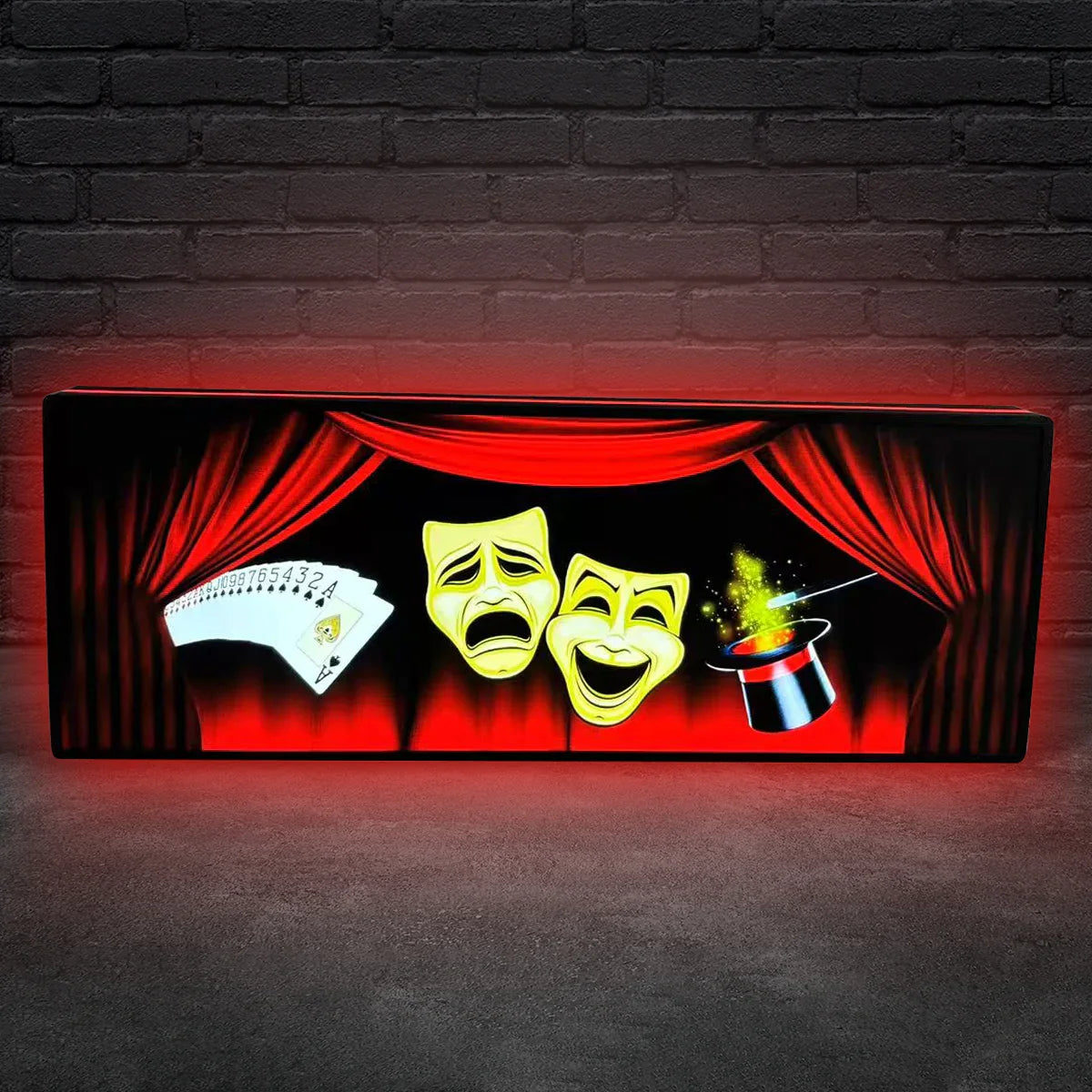 Theatre of Magic Pinball Topper LED Lightbox,  3D Printed Lightbox Rock Your Game