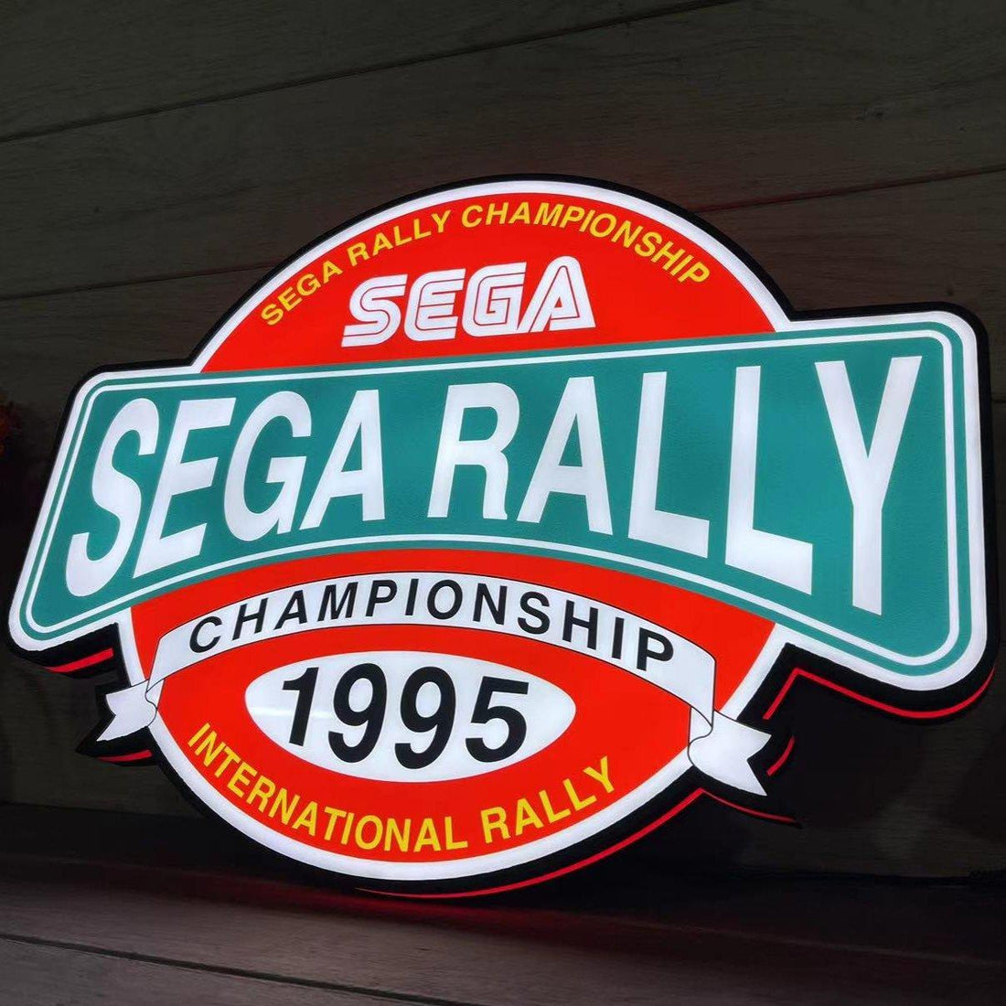 SEGA Rally Championship 1995 Logo 3D LED Light Box – FYLZGO Signs