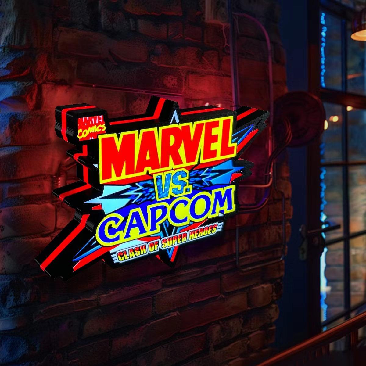 Capcom Sign SNK vs. Capcom, Classic Arcade LED Light Box – FYLZGO Signs