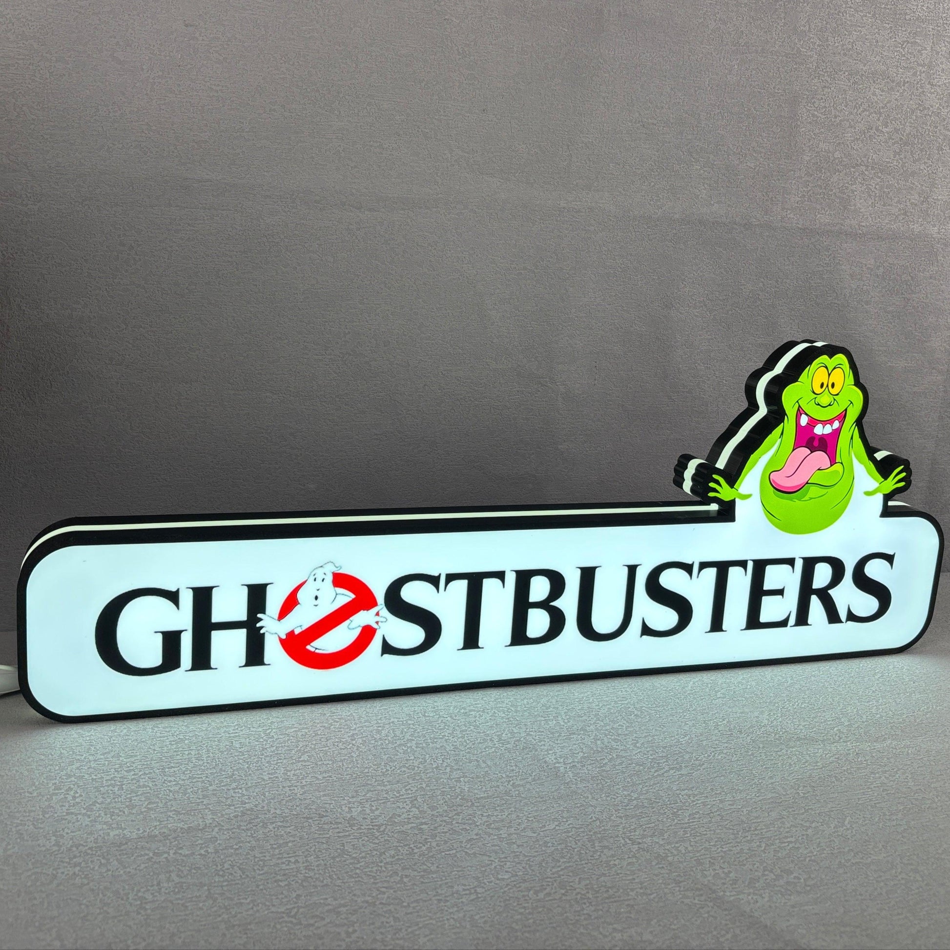 Ghostbusters Pinball Topper Lightbox with Ghostly LED, Pinball Arcade Decor, Perfect for Game Room or Pinball Machine