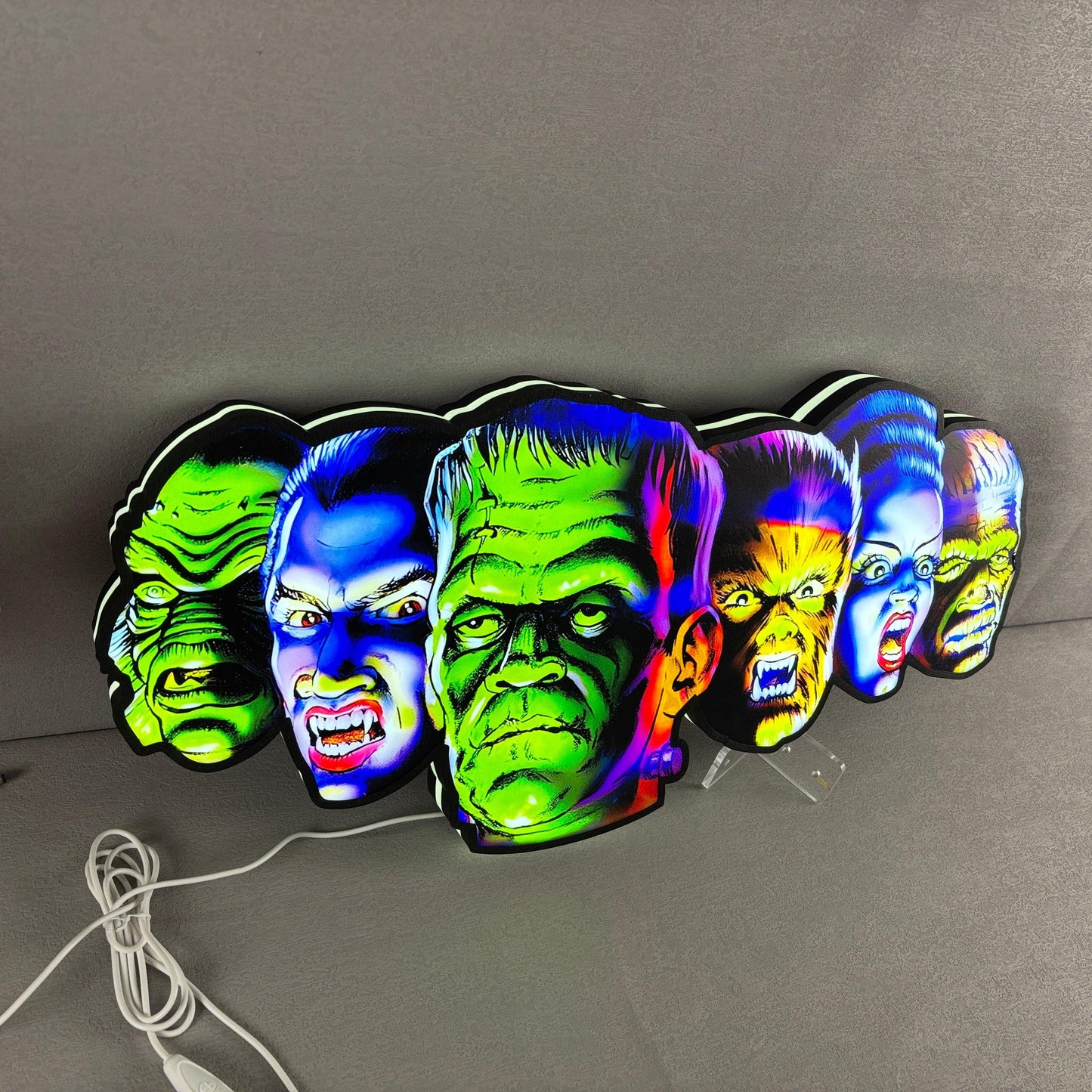 New Custom MONSTER BASH Pinball Machine LED Topper – FYLZGO Signs