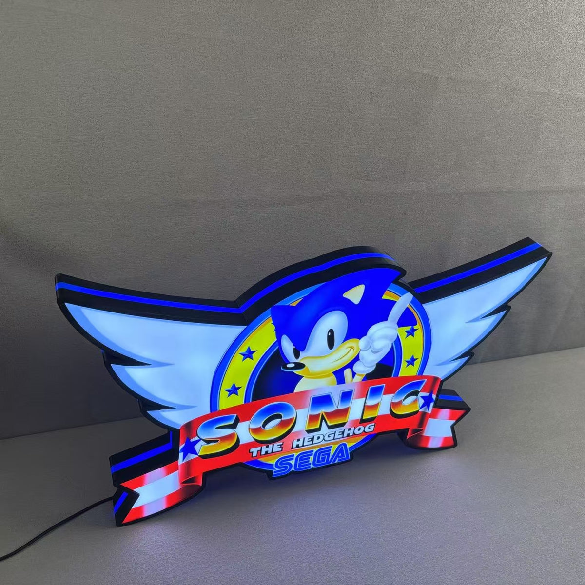 Senic Led Light Box Sonic The Hedgehog Genesis 30th Anniversary 4