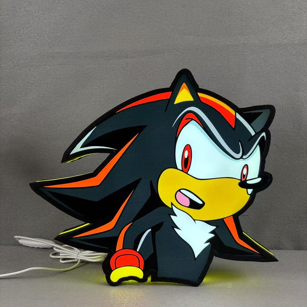 Senic Led Light Box Sonic the Hedgehog SEGA Logo 3D LED Light Box – FYLZGO