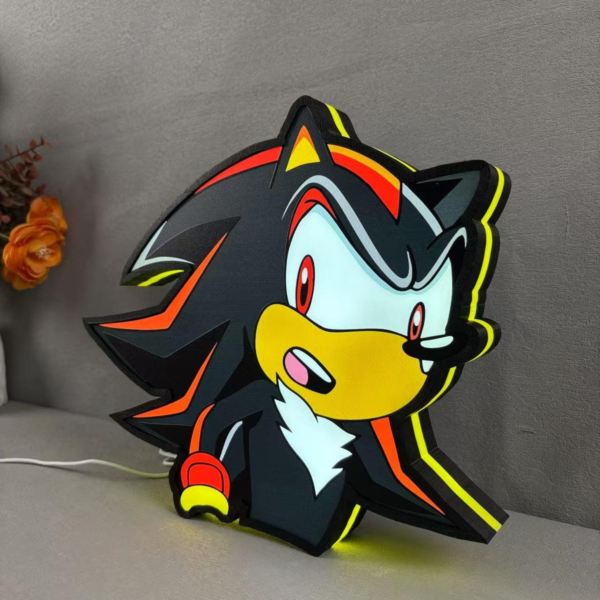 Senic Led Light Box Sonic the Hedgehog SEGA Logo 3D LED Light Box – FYLZGO
