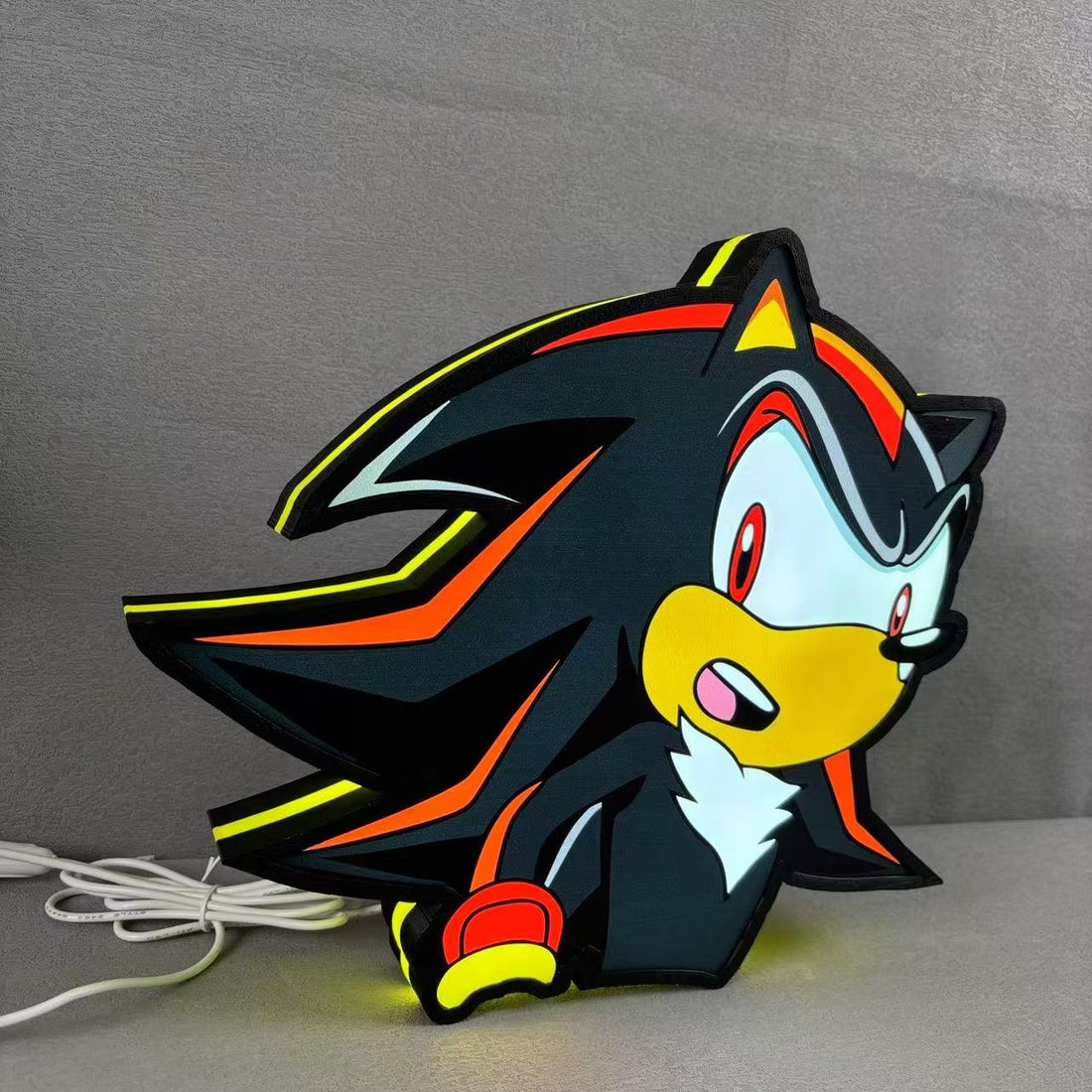 Senic Led Light Box Sonic the Hedgehog SEGA Logo 3D LED Light Box – FYLZGO