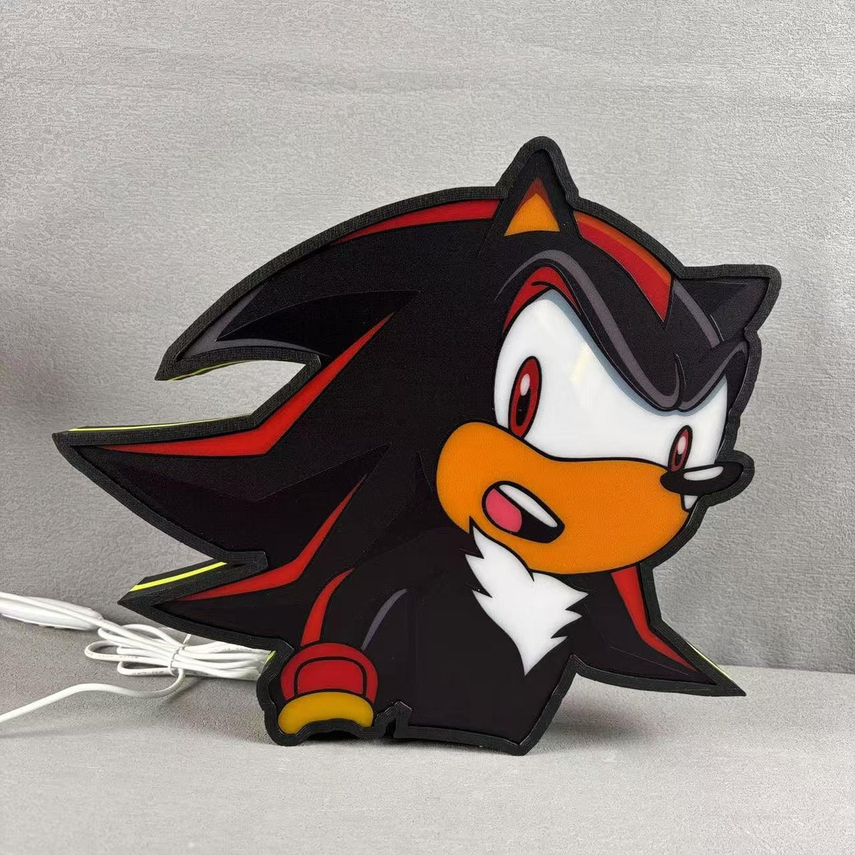 Senic Led Light Box Sonic the Hedgehog SEGA Logo 3D LED Light Box – FYLZGO