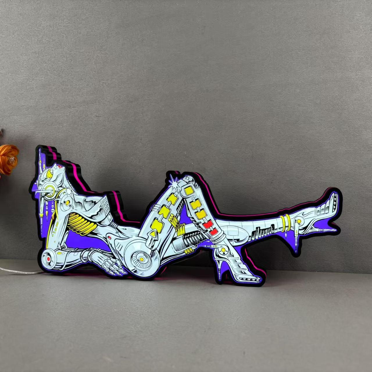 Bride of Pinbot Topper Led lightbox for Pinball Machine, 3D Printed Lightbox USB Powered & Full Dimmable