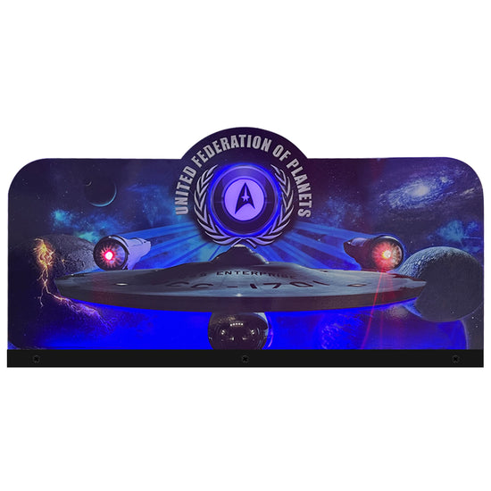 Stern Star Trek Pinball Topper 3D Acrylic LED Topper, For Stern Pinball Machine, Pinball Topper