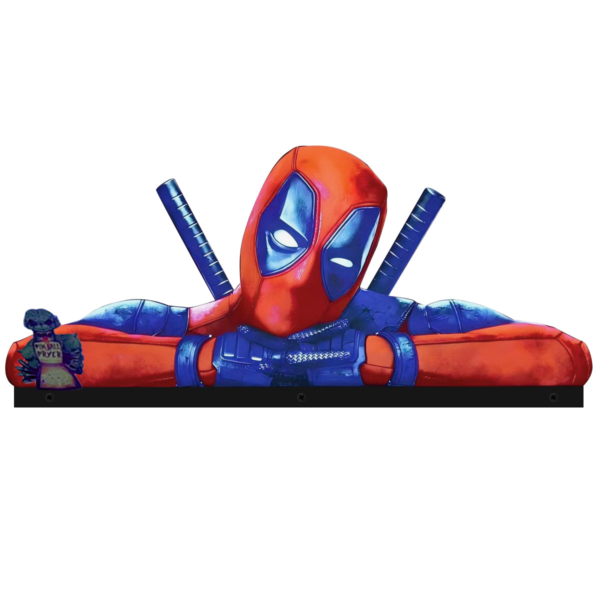 Décoration de flipper Deadpool 3D en acrylique LED, pour flipper Dead Pool, décoration de flipper