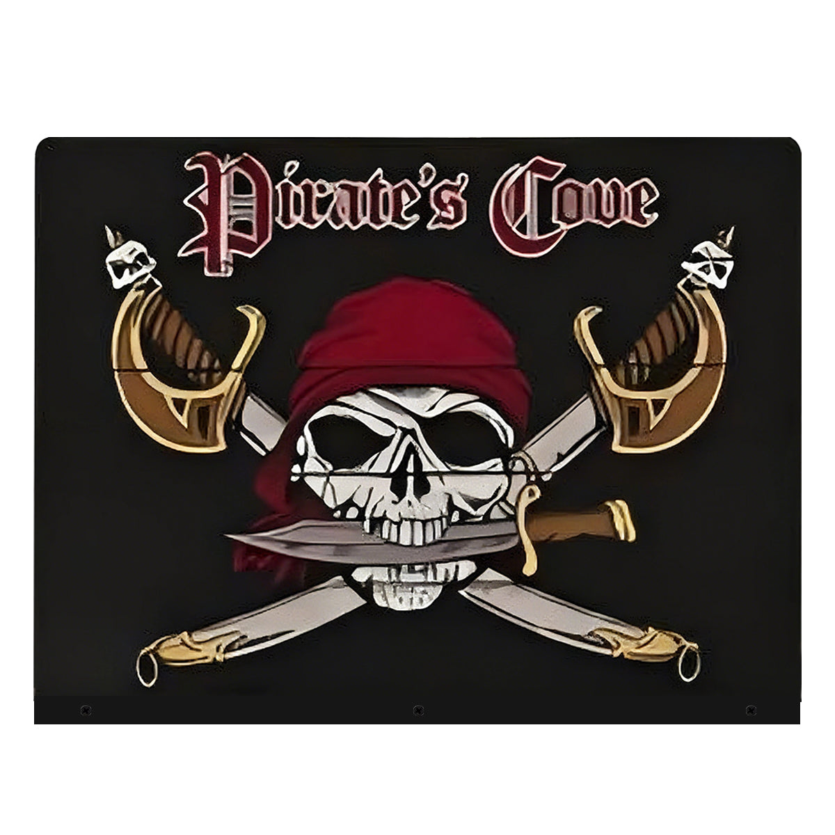 Pirate Pinball Cove 3D Pinball Acrylic LED Topper, For Pinball Machine, Pinball Topper