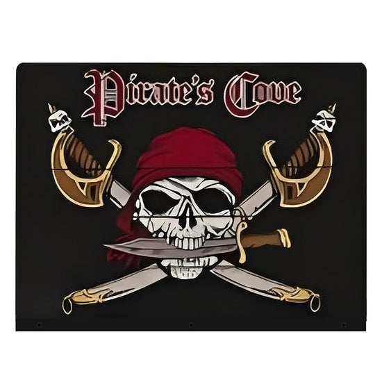 Pirate Pinball Cove 3D Pinball Acrylic LED Topper, For Pinball Machine, Pinball Topper
