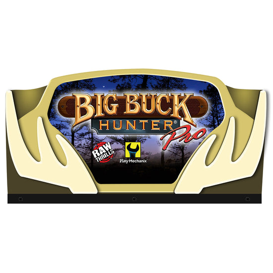 Big Buck Hunter Pro Topper 3D en acrylique LED, pour Arcade Art Repro Pinball Mahine, Pinball Topper