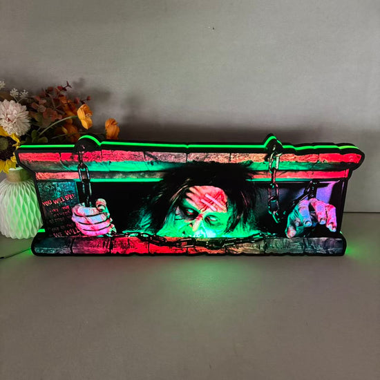 Evil Dead Pinball Topper LED Lightbox, For Spooky Pinball Mahicne, 3D Printed Lightbox Rock Your Game