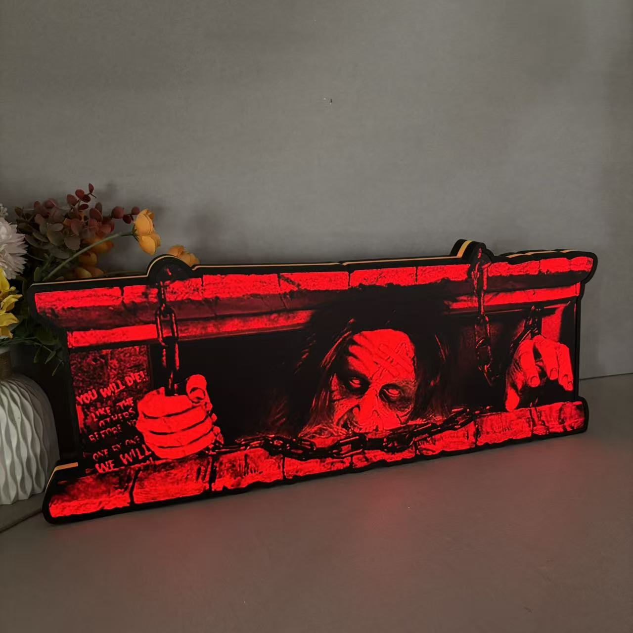 Evil Dead Pinball Topper LED Lightbox, For Spooky Pinball Mahicne, 3D Printed Lightbox Rock Your Game