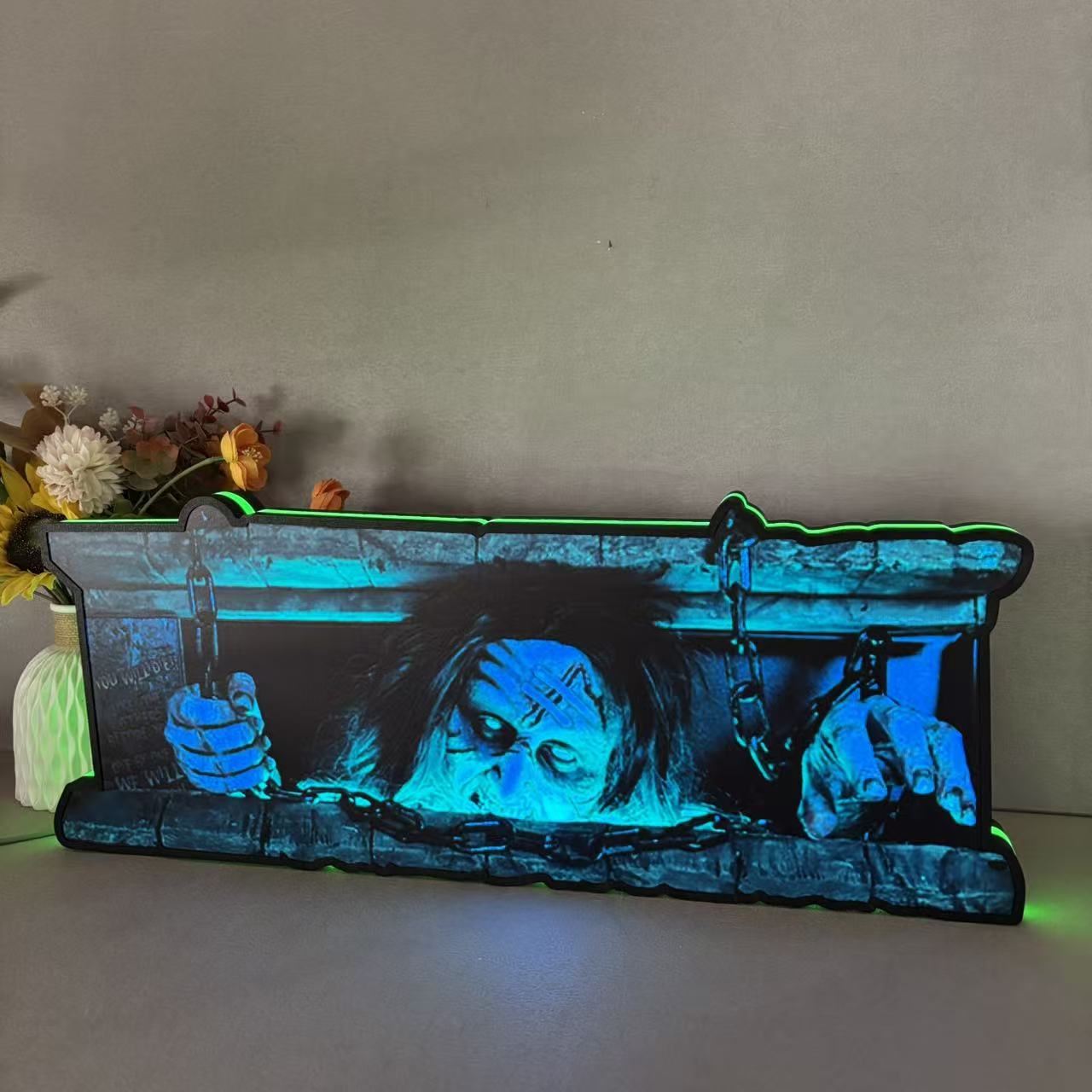 Evil Dead Pinball Topper LED Lightbox, For Spooky Pinball Mahicne, 3D Printed Lightbox Rock Your Game