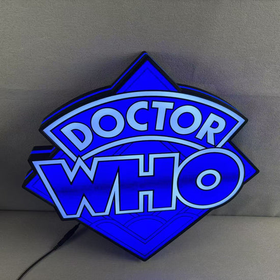 Décoration Doctor Who pour flipper Bally, caisson lumineux imprimé en 3D, alimenté par USB et entièrement réglable