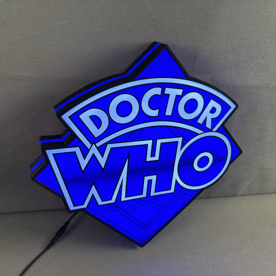 Décoration Doctor Who pour flipper Bally, caisson lumineux imprimé en 3D, alimenté par USB et entièrement réglable