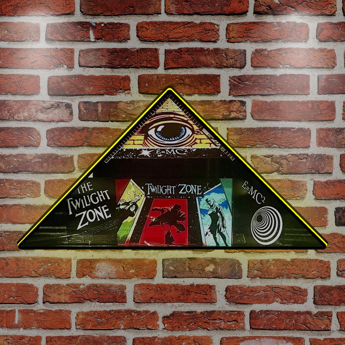 Boîte lumineuse LED pour flipper Twilight Zone Topper Pyramid Encastré