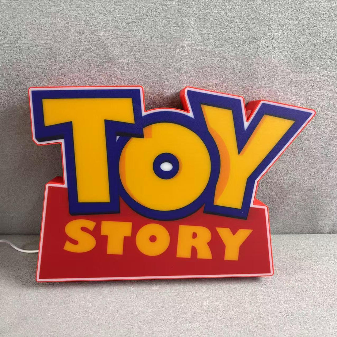 Toy Story Logo LED Sign 3D Printed Night Light with Dimmable Function ...