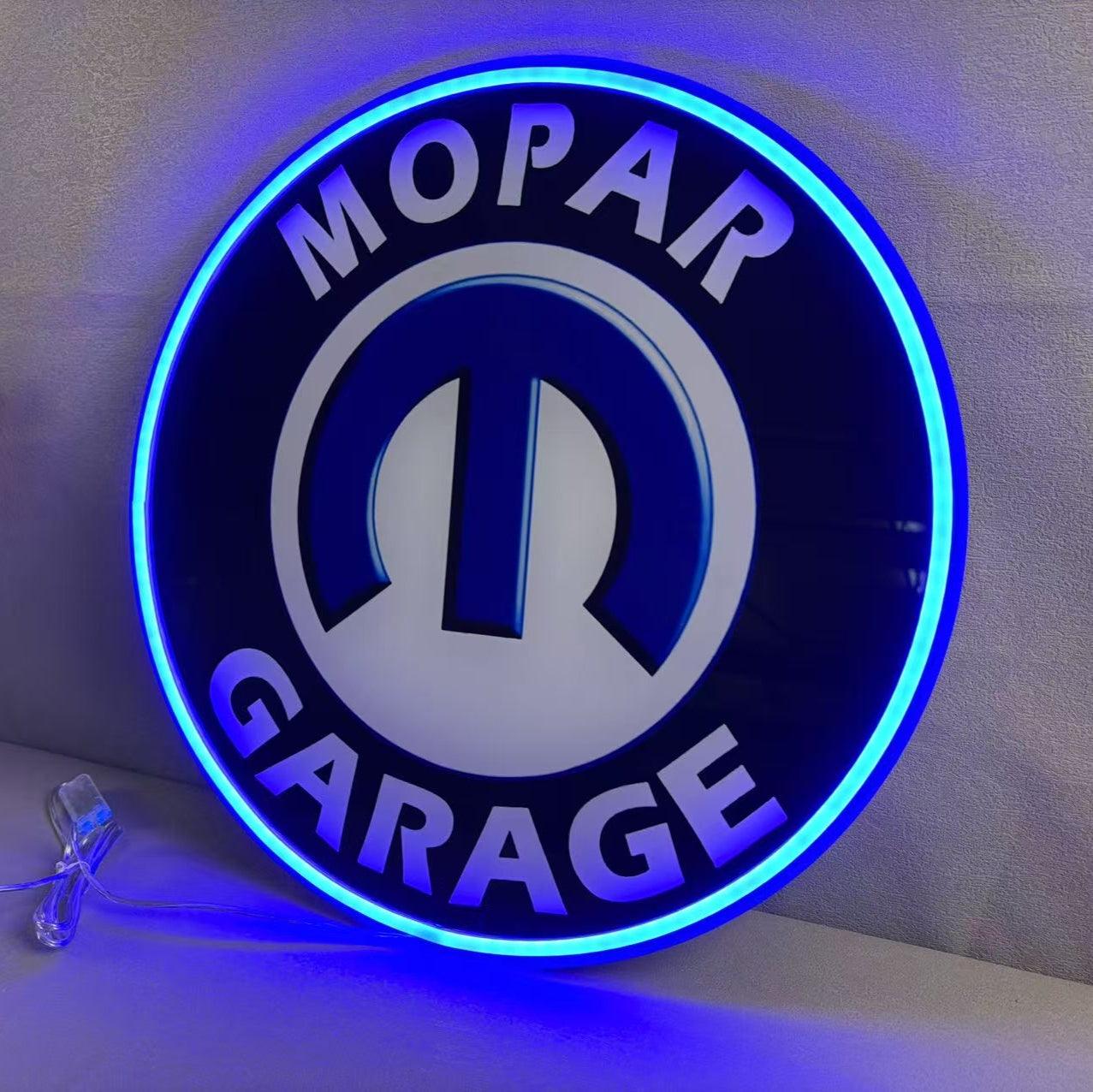 Mopar Led Rope Sign Design inspired 18